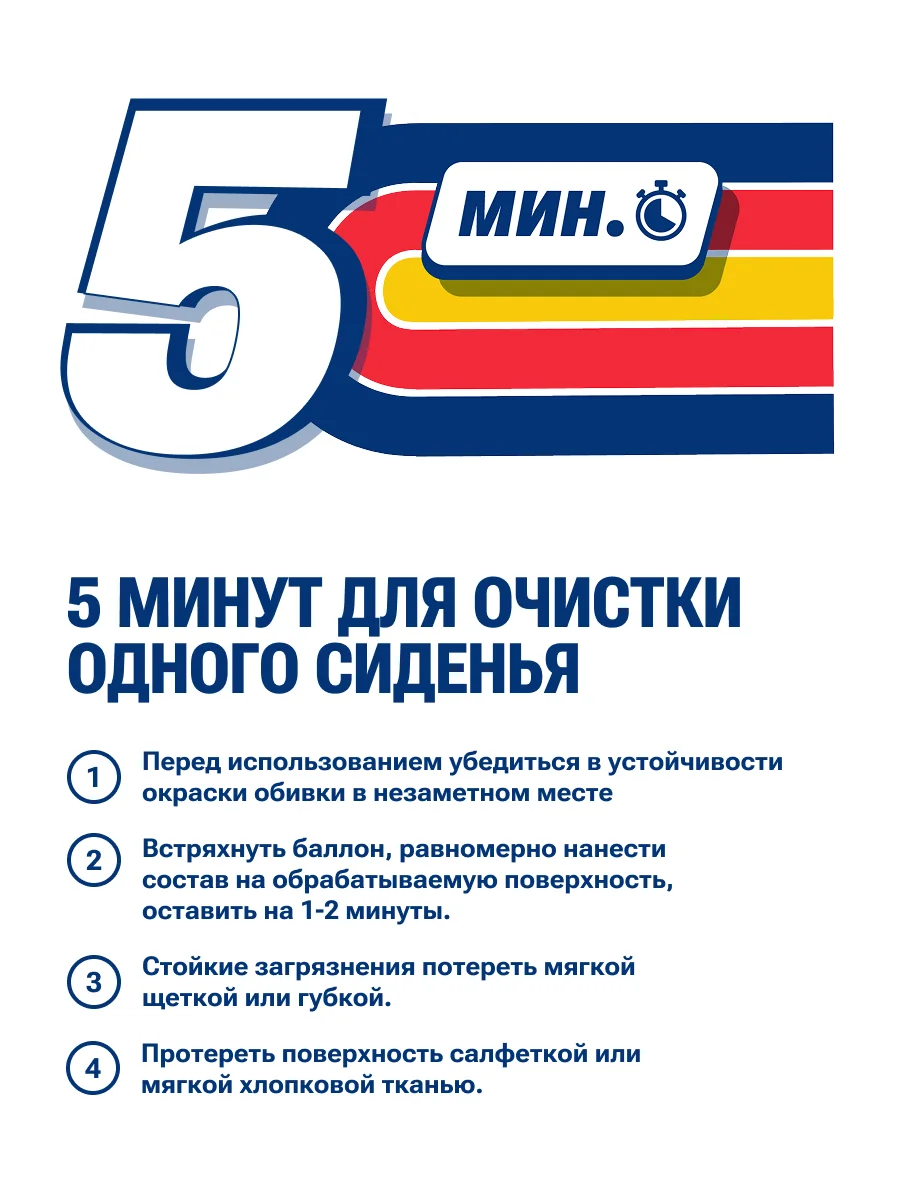 Очиститель обивки и ковровых покрытий PINGO, аэрозольный баллон 650 мл — изображение 5